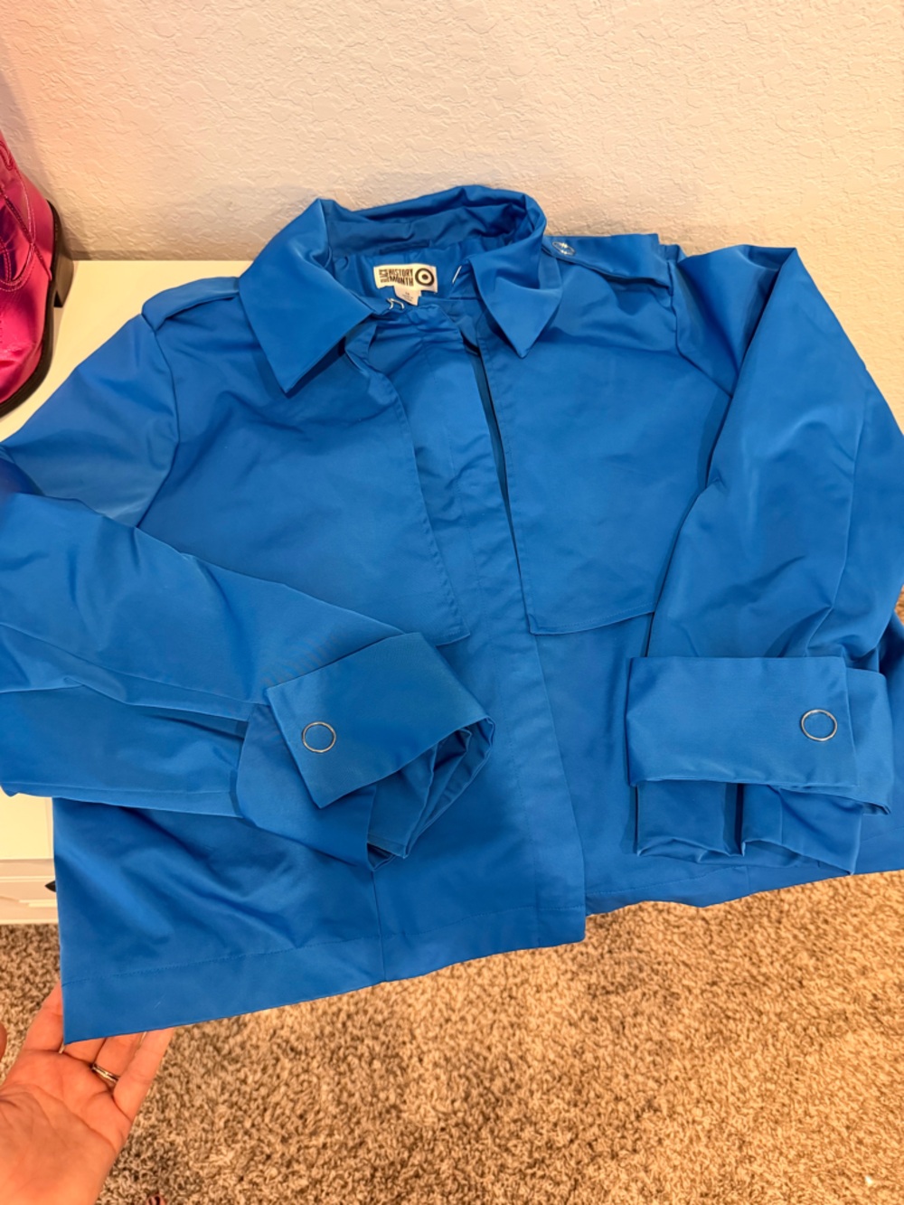 Black History Month Target × Sammy B Adult Plus Size
Cropped Shacket - size 1X